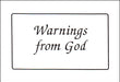 Warnings From God