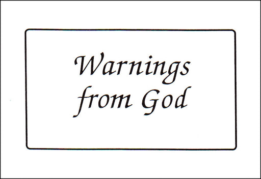 Warnings From God