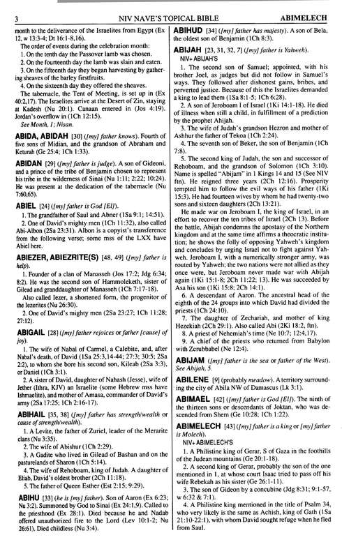 Zondervan NIV Nave's Topical Bible, paperback *