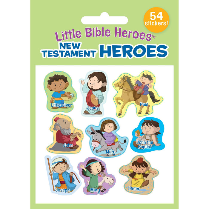 Little Bible Heroes Stickers: New Testament Heroes