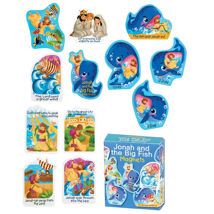 Jonah and the Big Fish Bible Story Magnets