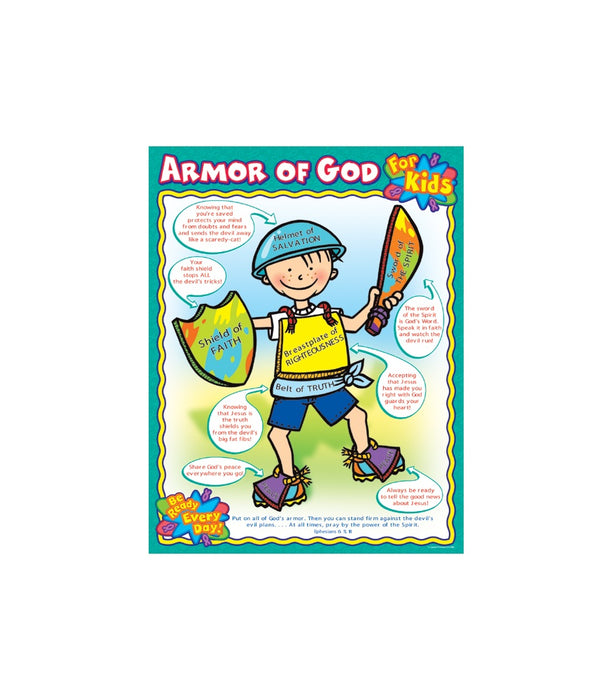 Armor of God Wall Chart for Kids