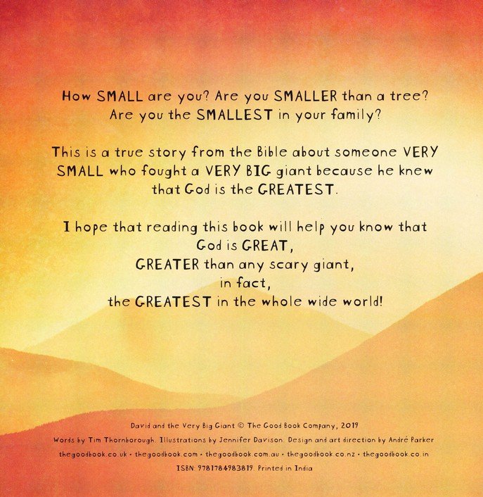 David and the Very Big Giant