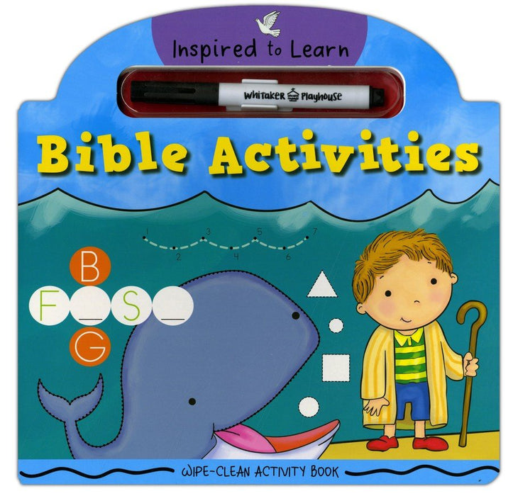 Bible Activities Wipe-Clean Activity Book