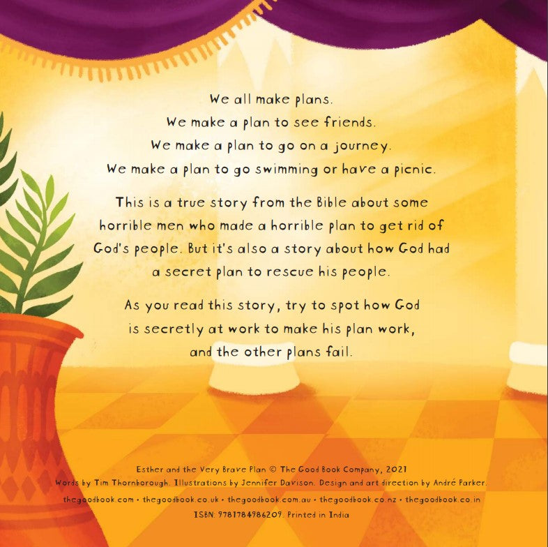 Esther and the Very Brave Plan