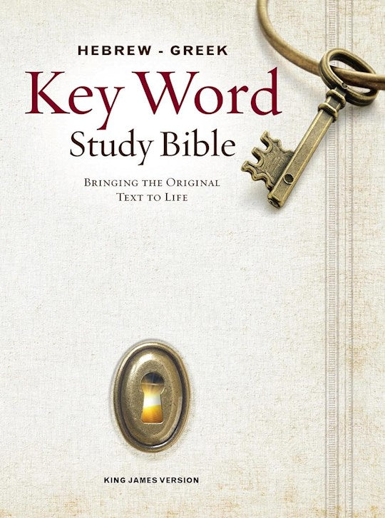 KJV Hebrew-Greek Key Word Study Bible Hardback