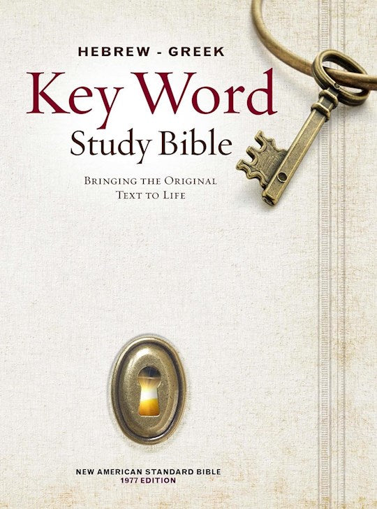 NASB 77 Hebrew-Greek Key Word Study Bible - Hardcover