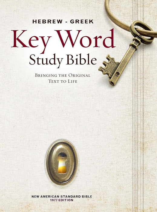 Hebrew-Greek NASB Key Word Study Bible - Hardcover