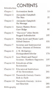 Table of Contents