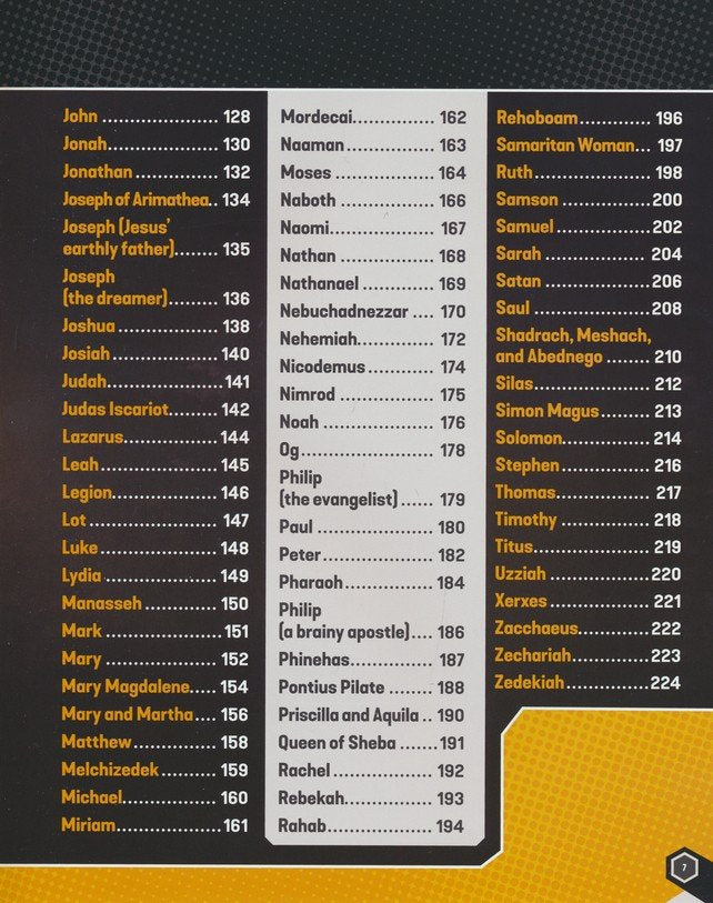 The Ultimate Bible Character Guide