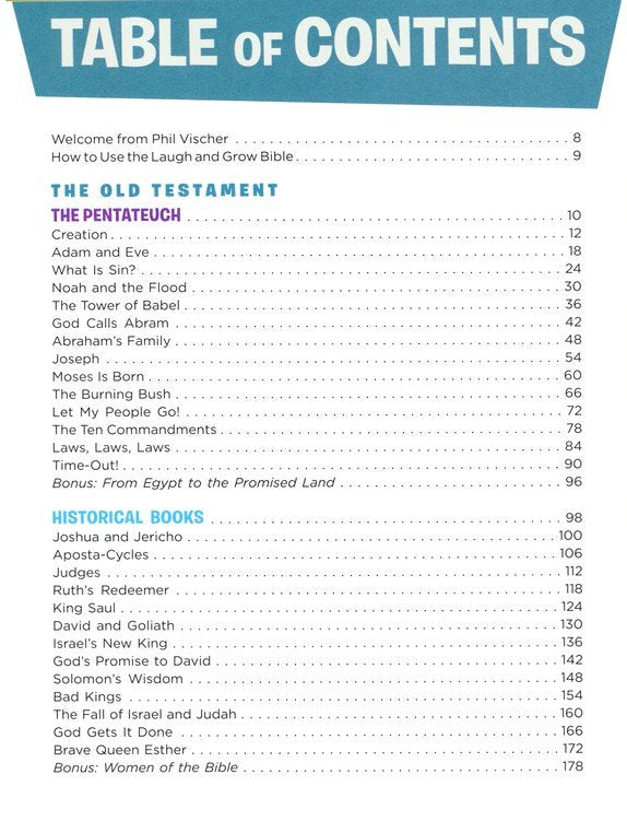 Laugh and Grow Bible for Kids