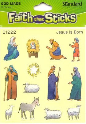 Jesus Is Born Stickers