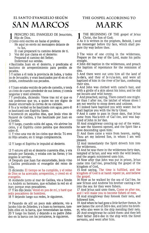 RVR 1960/KJV Biblia Bilingue Negro (Bible RVR 1960/KJV Bilingual Bible) Black Imitation