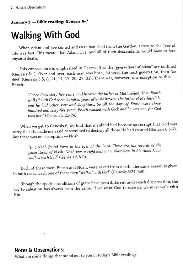 Daily Notes & Observations