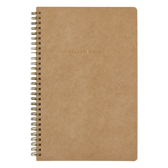 Church Notes Kraft Notebook