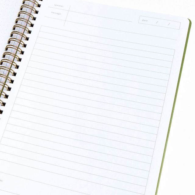 Church Notes Blush Pink Notebook