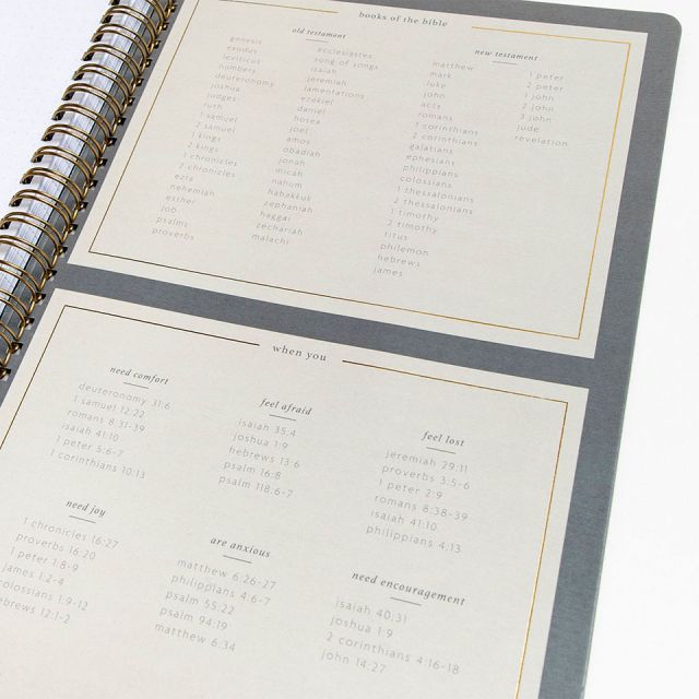 Church Notes Navy Notebook