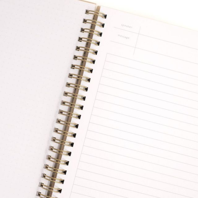 Church Notes Dove Grey Notebook