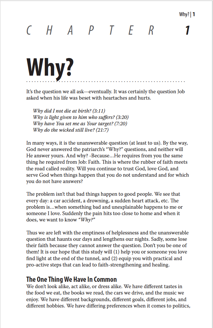 Where Is God When I Hurt: Confronting Hardships and Finding Hope