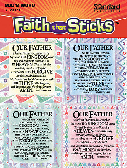Lord's Prayer Stickers