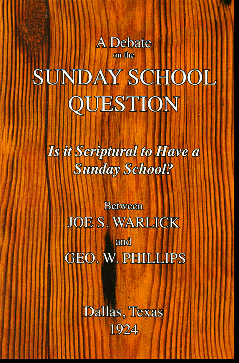 A Debate on the Sunday School Question