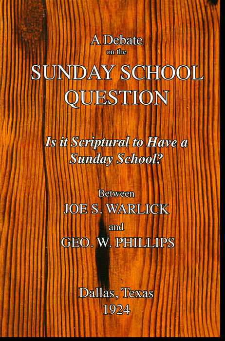 A Debate on the Sunday School Question