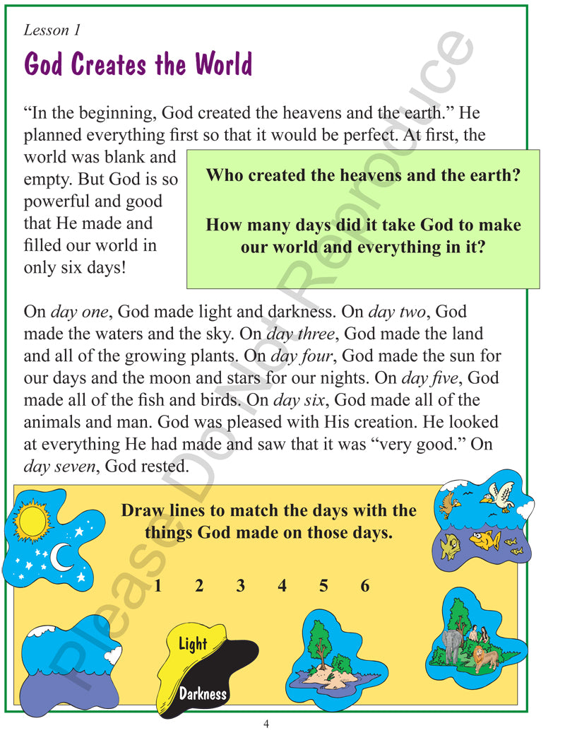 Lesson One  Sample page 2