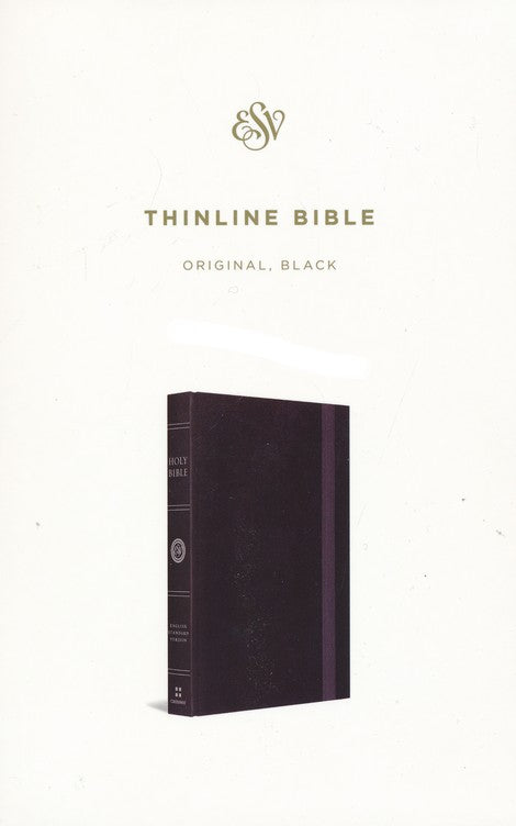 ESV Thinline Bible, Original Black (op)