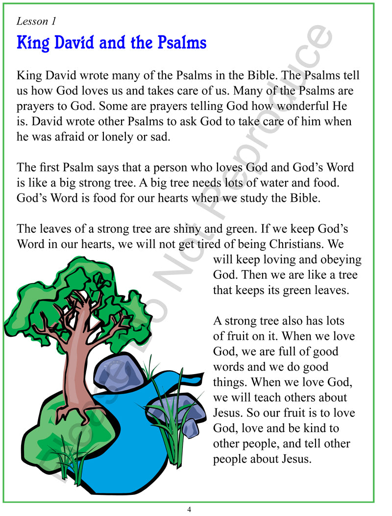 Lesson One Sample page 2