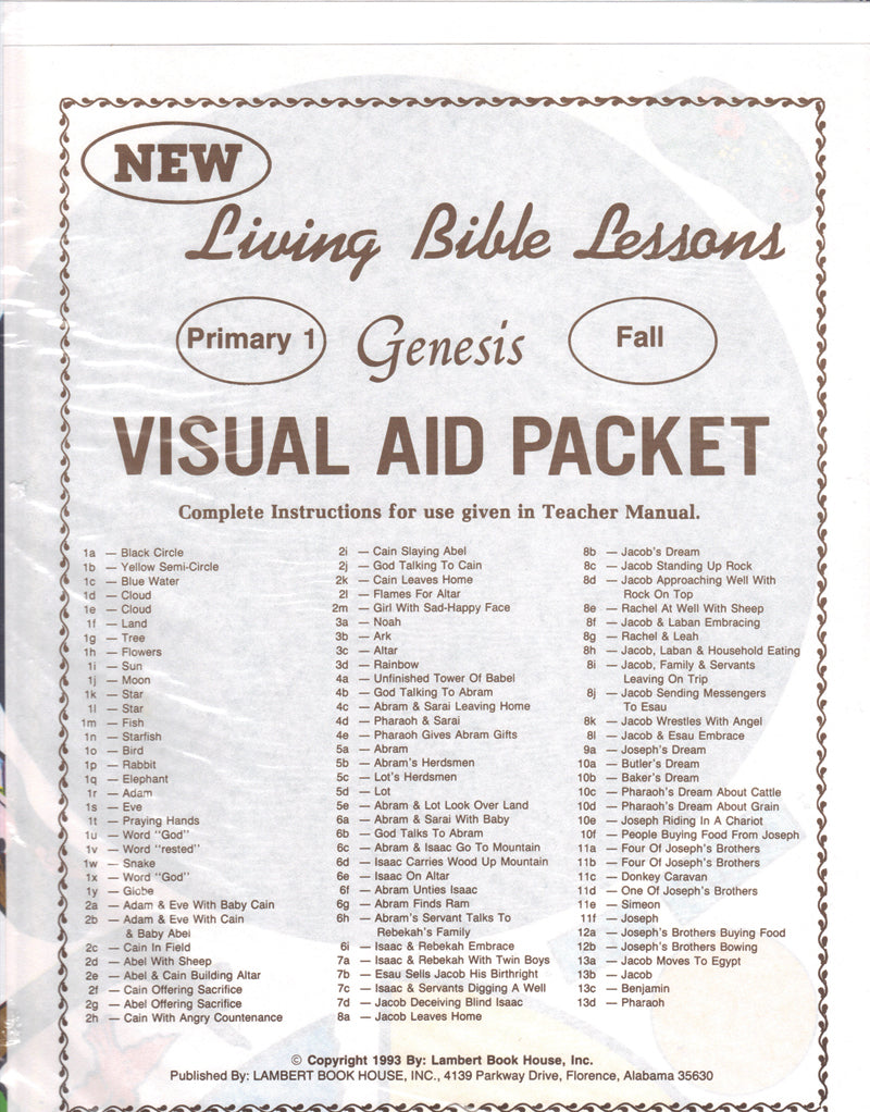 PRIMARY 1-1 VIS - Learning From Genesis