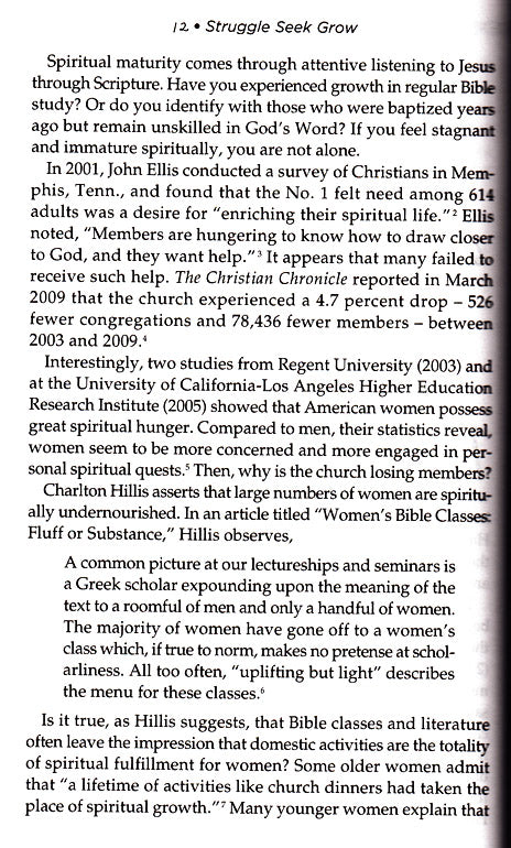 Struggle, Seek, Grow