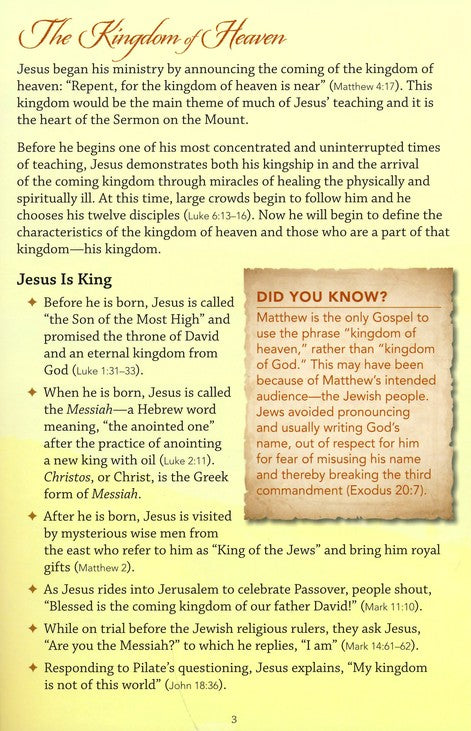 Sermon on the Mount Pamphlet