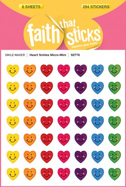 Heart Smiles Micro-Mini Stickers