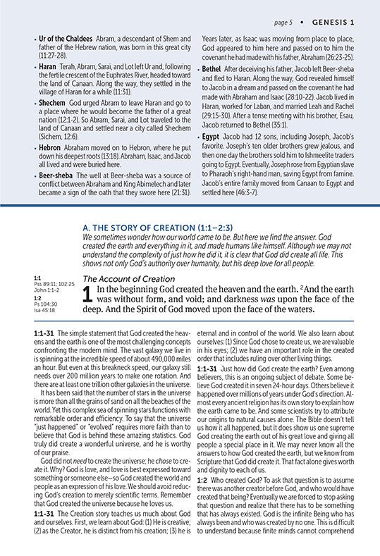 KJV Large Print Life Application Bible Black Bonded Indexed