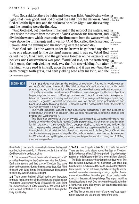 KJV Large Print Life Application Bible Black Bonded Indexed