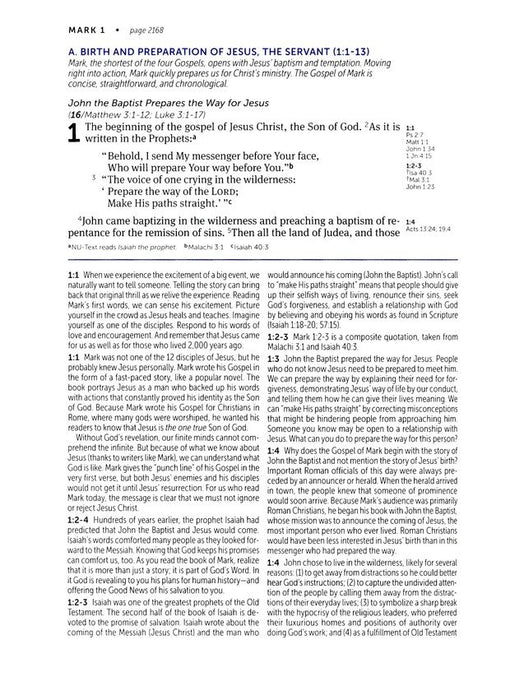 NKJV Life Application Large Print Study Bible, Brown/Mahogany LeatherLike Indexed