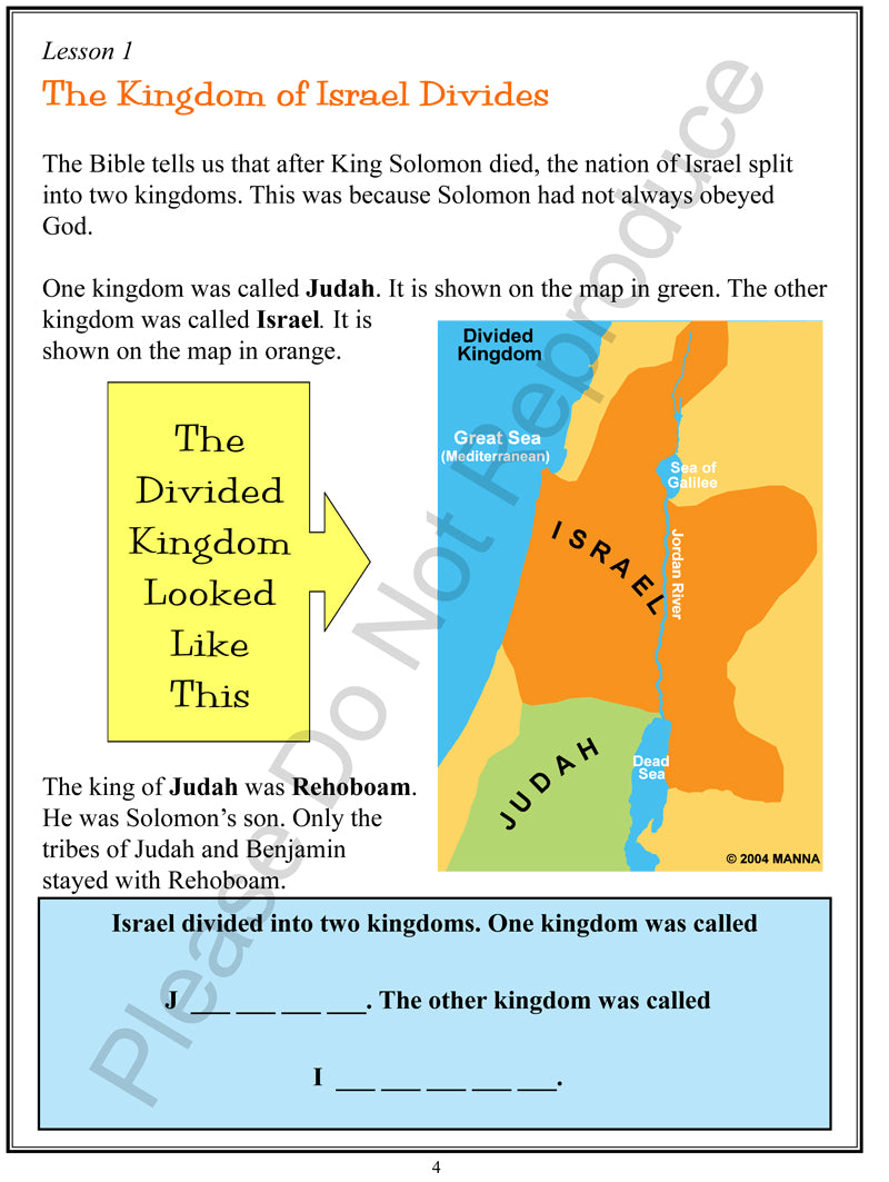 Lesson One Sample page 2