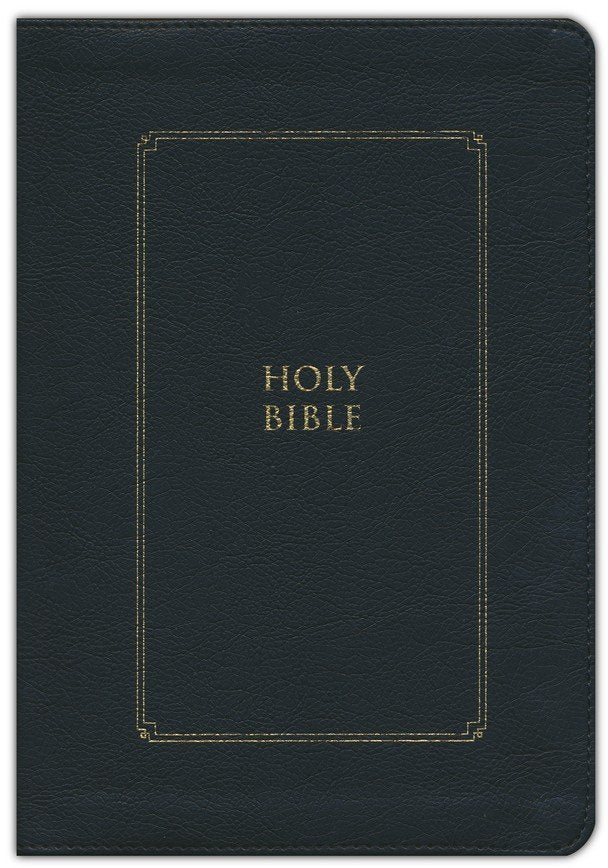 KJV Thompson Chain Reference Bible Black Leathersoft