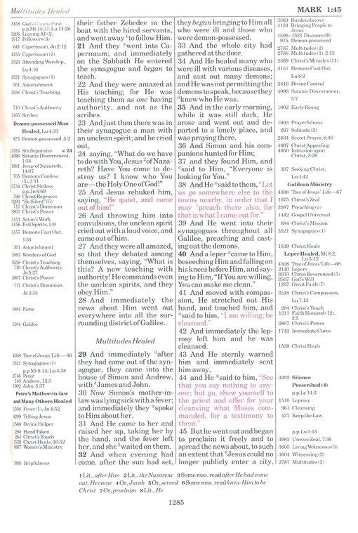 NASB 77 Thompson Chain Reference Bible - Black Bonded