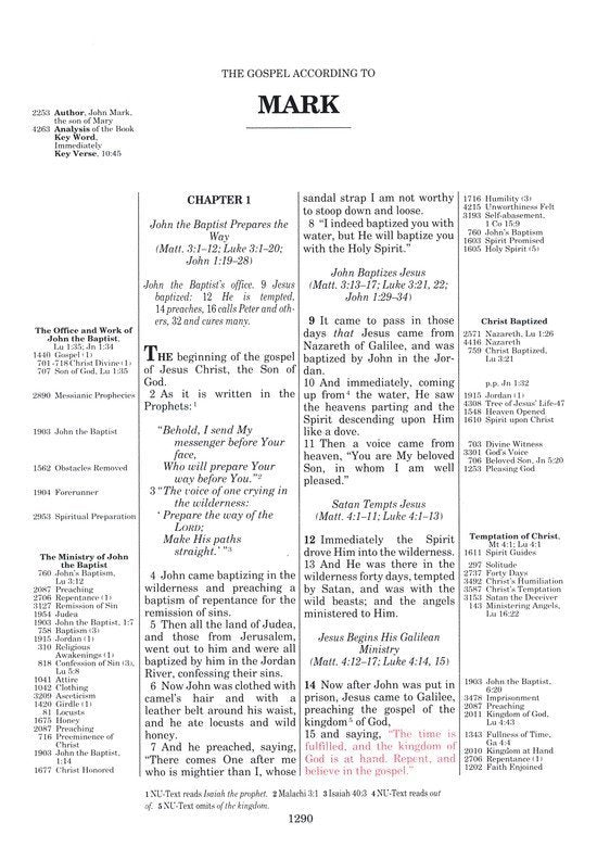 NKJV Thompson Chain Ref Bible, Bk Bonded, Indexed (op)