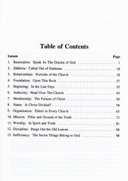 Table of Contents
