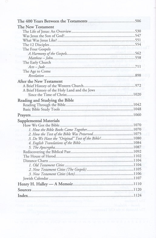 Halley's Bible Handbook Large Print, Revised & Expanded