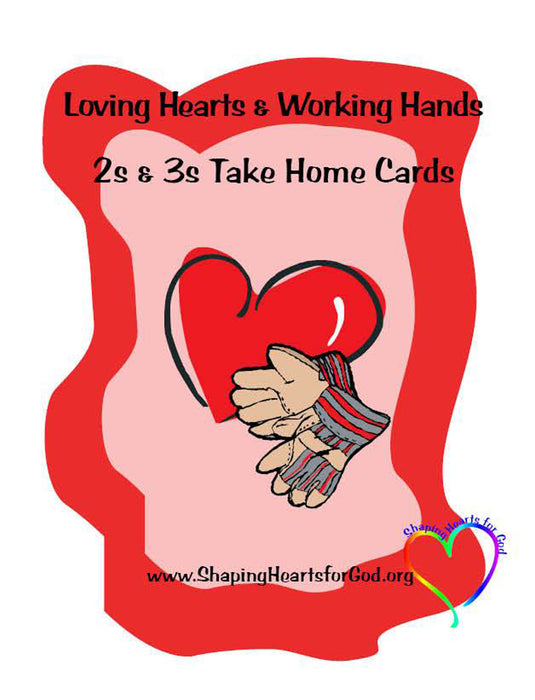 Loving Hearts and Working Hands Take Home Cards - (United Kingdom)