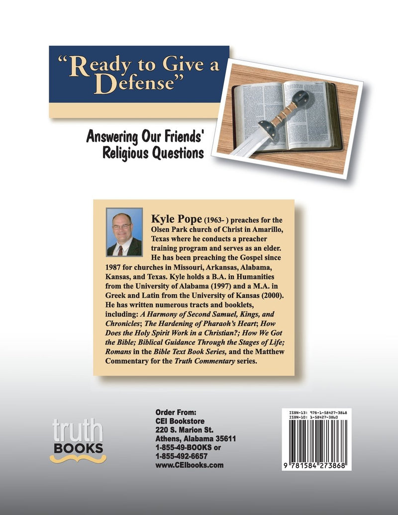 "Ready To Give a Defense"