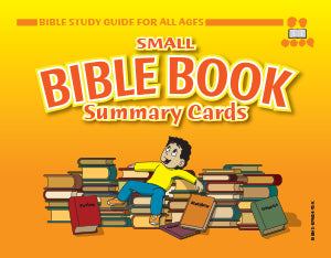 Bible Book Summary Cards, Small - Bible Study Guide for All Ages - 4.5 x 6