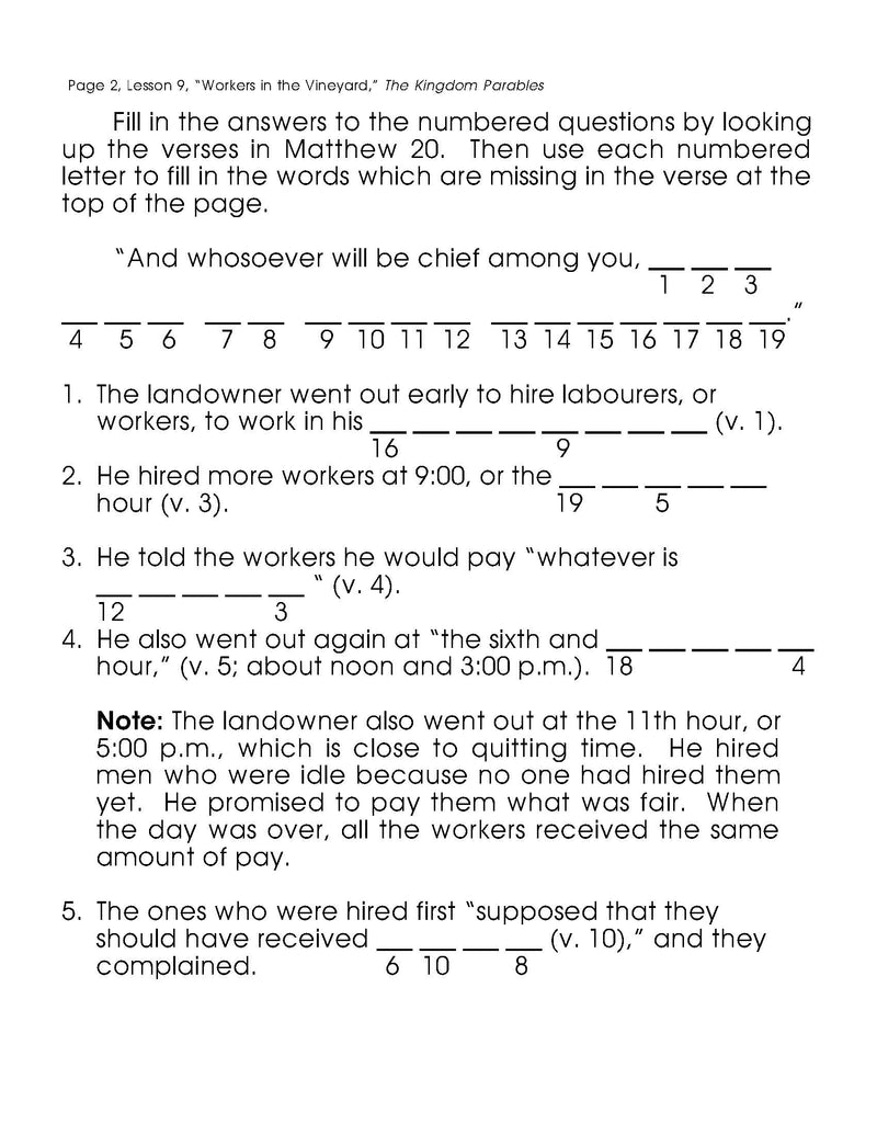 The Kingdom Parables CD (op)