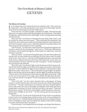 Excerpt: Genesis