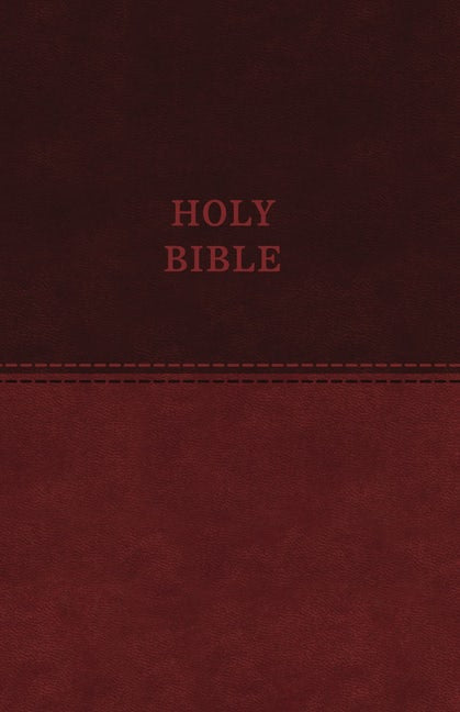 KJV Thinline Value Bible Brown Leathersoft