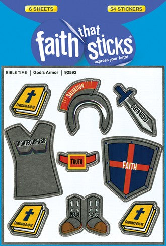 God's Armor Stickers