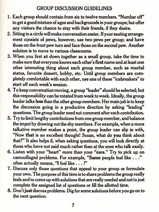 What Do You Communicate? Guidelines